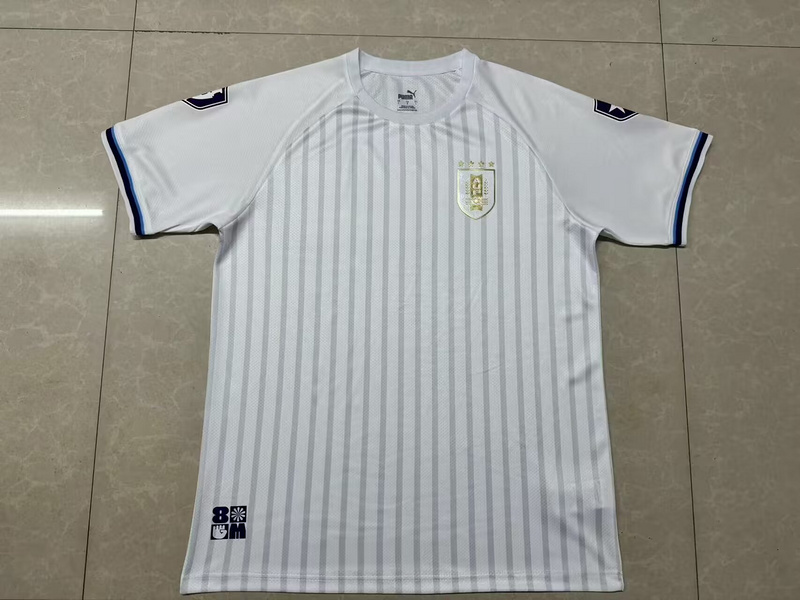 AAA Quality Uruguay 2024 Away White Soccer Jersey
